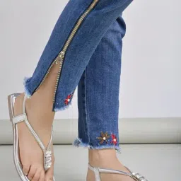 Shoetopia Kids Silver Sling Back Sandals-image-8