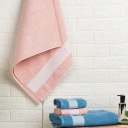 Spaces blush 100% cotton aurum towel combo-image-8
