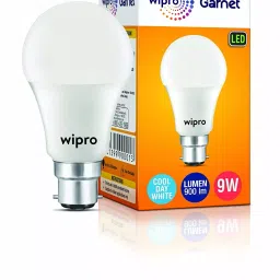 Wipro Garnet 9-WattL Cool Day Light White LED Bulb N90001-0