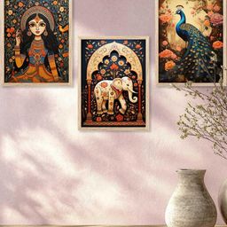 Traditional Wall Art With Frame Home Decor Wall Painting For Living Room Office Bedroom-image-85
