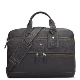 Da Milano Men Textured Leather Laptop Bag-57