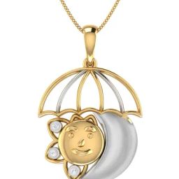 PC Jeweller Bachpan 22 kt Gold Pendant without Chain for Kids-picture-8