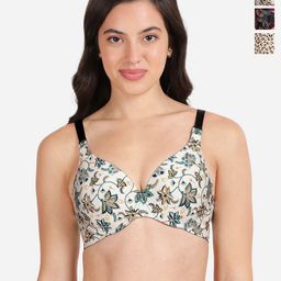 shyaway Floral Bra Medium Coverage Underwired Lightly Padded-31