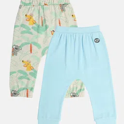 MINI KLUB Pack Of 2 Boys Printed  Mid Rise Lounge Pants-picture-35