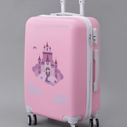 Pine Kids Trolley Luggage Bags Pink - 22 inch-11