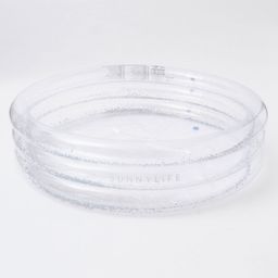 SUNNYLiFE Inflatable Transparent Glitter Pool - Silver-21