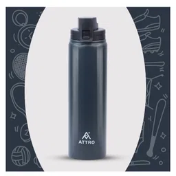 ATTRO Hydrate Stainless Steel Water Bottle Ideal for School, Picnic & Outdoor Dark Grey - 900 ml-picture-40