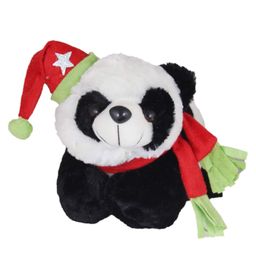 Tickles Christmas Panda with Muffler Plush Animal Soft Toy Soft Stuffed Christmas Gift for Kids (Color: Black & White Size: 40 cm)-8