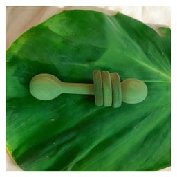 neemtoys Neem Wooden Dumb bell Rattle With Rings-15