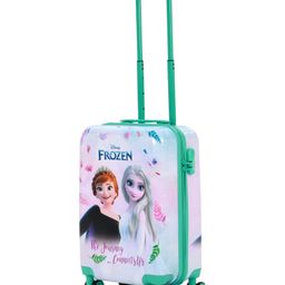 STRIDERS Trolley Luggage Bag with Disney Frozen Print Teal Blue - 18 Inches-image-60