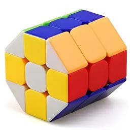 NEGOCIO High Speed 3x3 Cube Barrel Cube Spinner Style Childs Educational And Mental Development Game Toy- PACK OF 3 - COLRO MAY VARY image 4