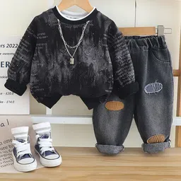 StyleCast x Revolte Boys Printed T-shirt With Trousers-picture-22