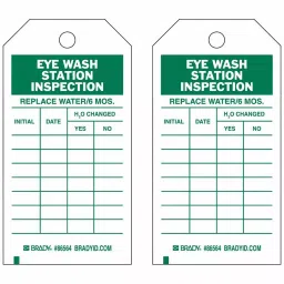 BRADY Tag 3 inch x 5-3/4 inch Green on White for Indoor/Outdoor Usage, 8CWM2 (Pack of 10 Pcs)-image-85
