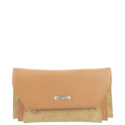 Metro Beige Textured Wallet for Women-14