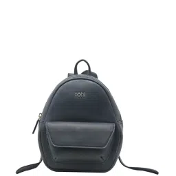 Tohl Devon Navy Leather Medium Backpack-29