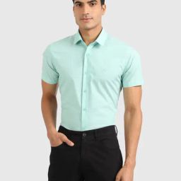 United Colors of Benetton Green Slim Fit Shirt-picture-49