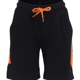 Jockey Kids Black & Orange Printed Shorts-image-113