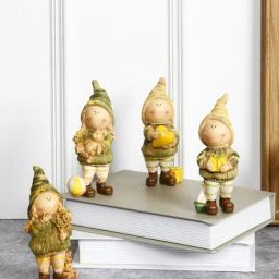 Tayhaa Multicolor Playful Girl showpieces - Set of 4-picture-42
