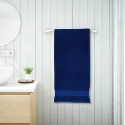 Spaces Econova Dark Blue 550 GSM Cotton Bath Towel-image-28
