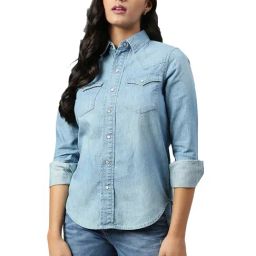 Woodland Blue Regular Fit Shirt-picture-48