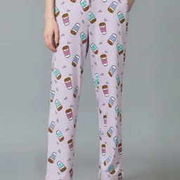 Van Heusen Purple Printed Pyjamas-image-66