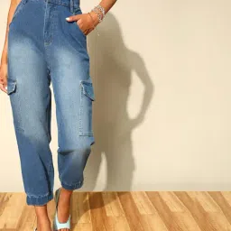 Melon by PlusS Blue Joggers-image-16