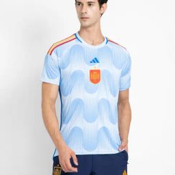 adidas Light Blue SPAIN 22 AWAY Round Neck T-Shirt-image-75