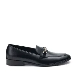 Heel & Buckle London Men's Black Formal Loafers-image-13