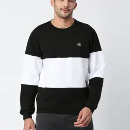 Pepe Jeans Black & White Slim Fit Sweatshirt-image-31