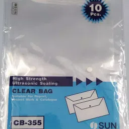 Aagam Polypropylene My Clear Transparent Bag (Pack Of 12 Pcs)-11