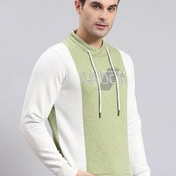 Monte Carlo Pista Green Smart Fit Colour Block Sweatshirt image 4