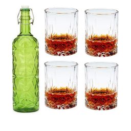 SOMIL Green Glass Airtight Can Bottle-image-50