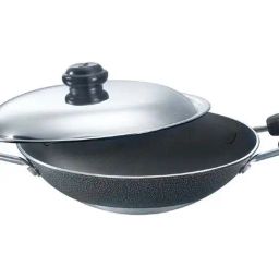 Prestige Omega Black Select Plus Deep 200 mm Appachetty with SS Lid - Set of 1 image 2