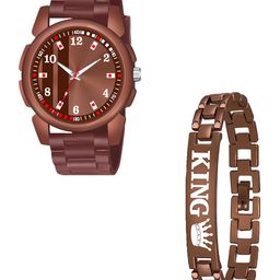 Gopal Shopcart Unisex Solid Dial Analogue Watch With Bracelet J16 BROPATA D NEW PU K-image-54