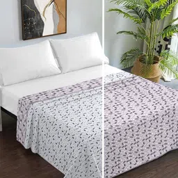 KLOTTHE Purple Geometric AC Room 150 GSM Double Bed Dohar-image-83