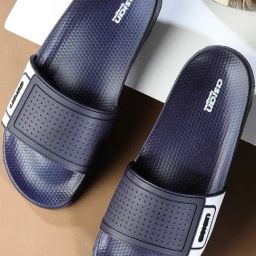 Asian Men's Navy Slides-picture-37
