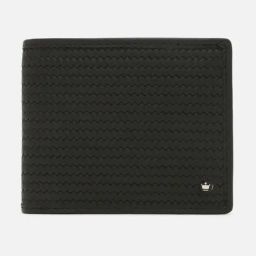 Louis Philippe Black Textured Leather Bi-Fold Wallet-picture-23