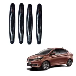 SPREADX Plastic Car Compact Black Colour Elegant Door Guard Protection Universal Type Suitable for Tata Tigor (Set of 4 Pcs)-image-85