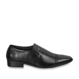 Metro Men's Black Formal Loafers-picture-7
