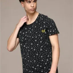 Vimal Jonney Black Regular Fit Printed T-Shirt-picture-45