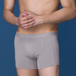 XYXX Cloud Grey Cotton Regular Fit Trunks-picture-48
