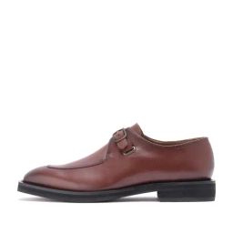 Rare Rabbit Men's Tan Monk Shoes-image-24
