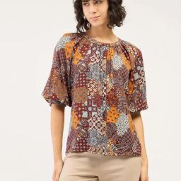 SALT Attire Multicolored Printed Top-image-94