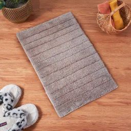 Living Scapes by Pantaloons Dark Grey Polyester 2600 GSM Bath Mat-13