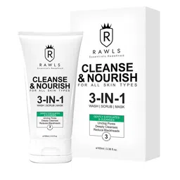 RAWLS Cleanse & Nourish 3 In 1 Face Wash, Scrub & Mask -  100ml-17