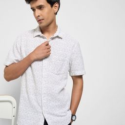 Peregrine by Pantaloons Men Floral Printed Casual Shirt-picture-30