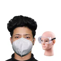 ORILEY GC-001969 Universal Plastic Goggle with Disposable Face Mask White-image-92