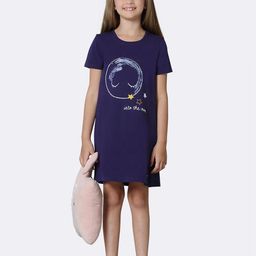 Van Heusen Girls Round Neck Short Sleeves Printed T-shirt Nightdress-image-83