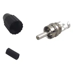 DELTRON COMPONENTS Plug, Phono, Silver/BlACk, 413-0100-image-90