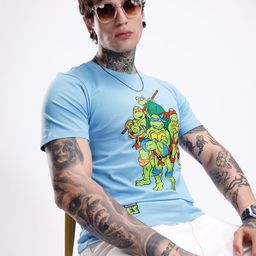 Kook N Keech Mutant Ninja Turtles Printed Pure Cotton T-shirt-picture-38